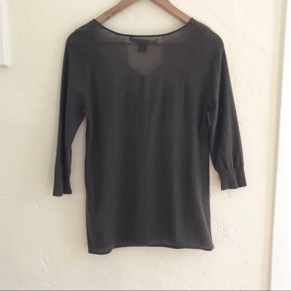 Marc by Marc Jacobs 100% Cashmere Taupe Sweater - Picture 3 of 5